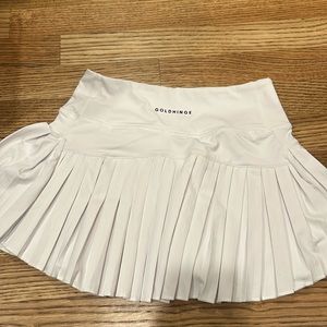 white gold hinge skirt
